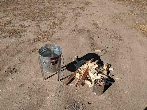 Making Pine Tar from Scratch, and Staining a Longbow