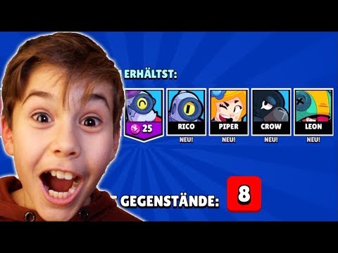 MEIN KLEINER BRUDER zieht 8 VERBLEIBENDE GEGENSTÄNDE?!? Brawl Stars