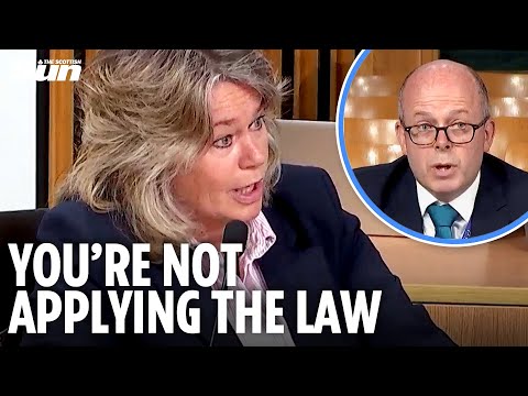 MSP DESTROYS Scottish government inaction over definition of a woman Supreme Court ruling