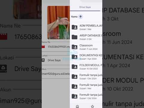 Cara mengupload video ke google drive