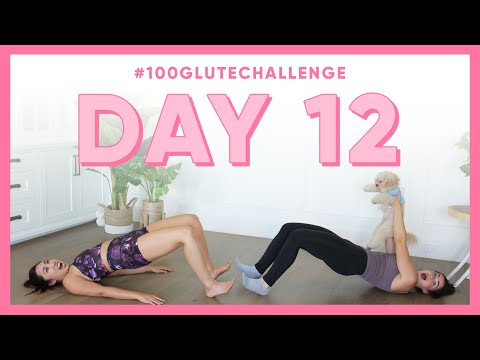 Day 12: Long Bridge! | 100 Glute Challenge w/ CloeCouture