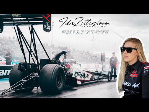 Europes FIRST 3.7 second Top Fuel run - Ida Zetterström & RF Motorsport