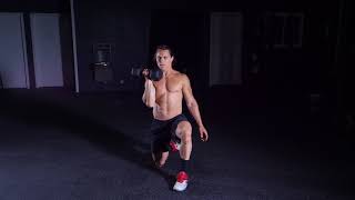 Half Kneeling Single Arm Arnold Press exercise video thumbnail