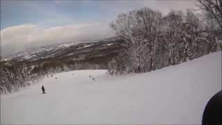 preview picture of video '北海道NO.1 Rusutsu Ski Resort「快適ロング＆ワイドコース」'