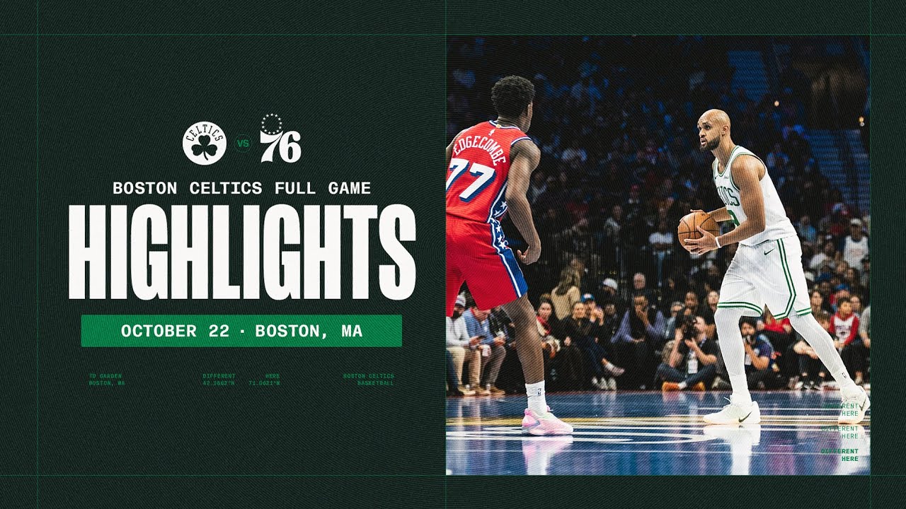 Boston Celtics' secure 109-108 win over Philadelphia 76ers on JB's 32 points | Extended Highlights