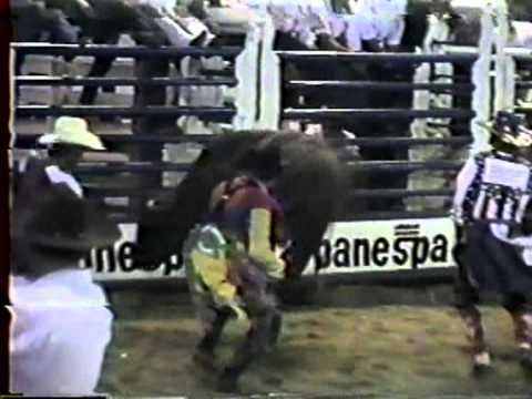 PERASSA PRODUÇÕES    RODEIO DE URUPÊS   1997    cia de rodeio familia perassa    touro  cacique vs  joaquim