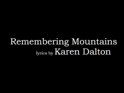 Remembering Mountains - Sharon Van Etten