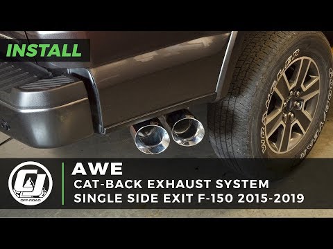 2015-2019 Ford F-150 Install: AWE Single Side Exit 0FG Cat-Back Exhaust System