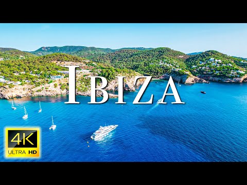 FLYING OVER IBIZA (4K UHD) Relaxing Music Along With Beautiful Nature Videos