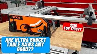 Vevor Table Saw || How Cheap Is Too Cheap??