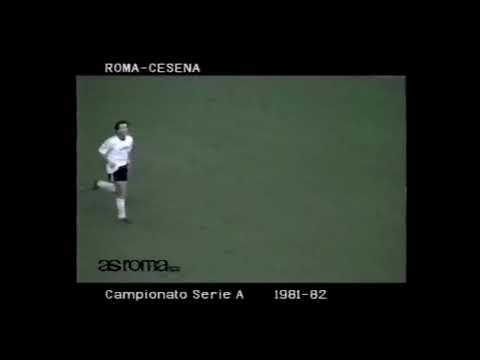 17-Roma-Cesena 0-1  1981-82  il gol di Genzano su passaggio di Schachner a 5 minuti dalla fine