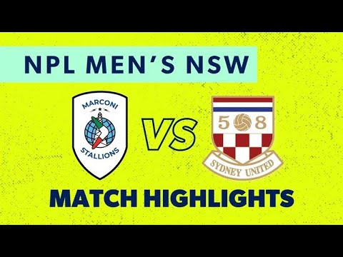 2025 NPL Men's NSW Elimination Final Highlights – Marconi Stallions v Sydney United 58