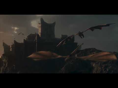 Lucerys, Jacaerys, and Rhaenys Depart Dragonstone With Arrax, Vermax, And Meleys S1 E10