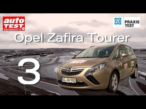The ZF practical test 2014 - 3rd place Opel Zafira Tourer