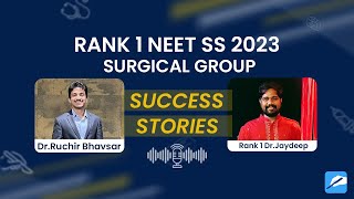 AIR 1 Dr. Jaydeep Interview