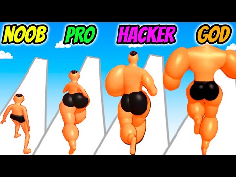 Muscle Hustle - NOOB vs PRO vs HACKER vs GOD