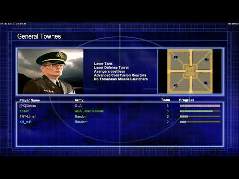 2v2 Mini Casino Map C&C Generals Zero Hour