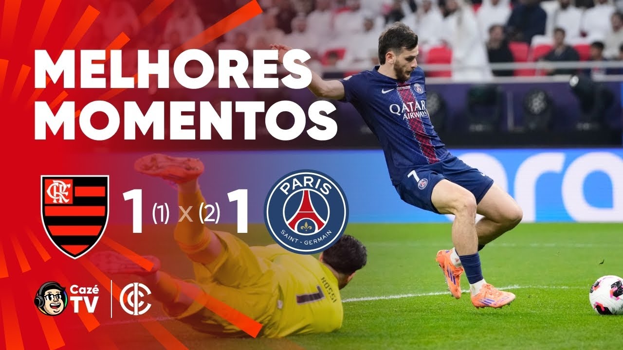MELHORES MOMENTOS: FLAMENGO 1(1) X 1(2) PSG | MUNDIAL DE CLUBES DA FIFA