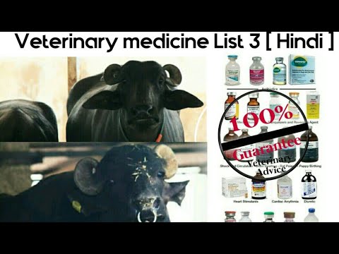 List of veterinary medicine
