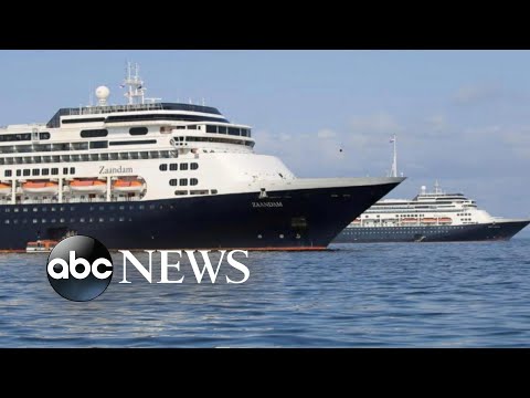 "彼らは人間であるCOVID-19に襲われた南米クルーズは旅を終える (‘These are human beings’: South American cruise hit by COVID-19 ends journey)