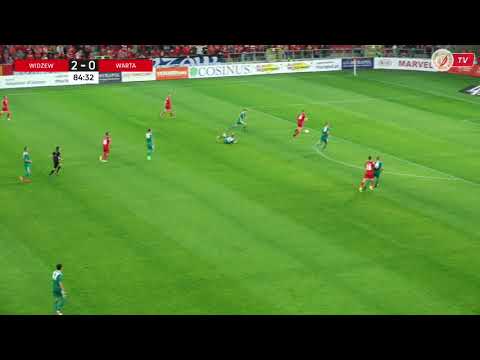 Widzew Łódź - Warta Sieradz 3:0 - Gol Daniel Świderski