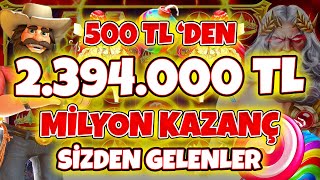 Slot Oyunları 🍀 Sizden Gelenler 🍀 500 TL 'den 2.394.000 TL Milyon Kazanç | Max Winler