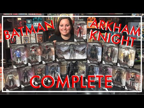 BATMAN ARKHAM KNIGHT - Complete figure set