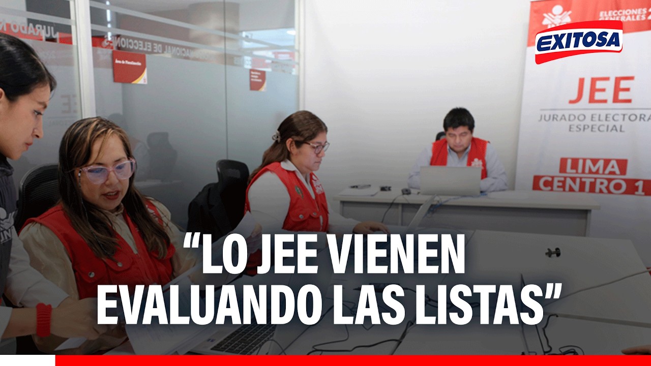 🔴🔵JEE están evaluados a las listas presentadas para municipales y regionales, según Antonio Álvarez