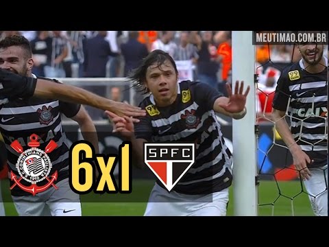 Corinthians 6x1 São Paulo - 22/11/2015 - Todos os gols