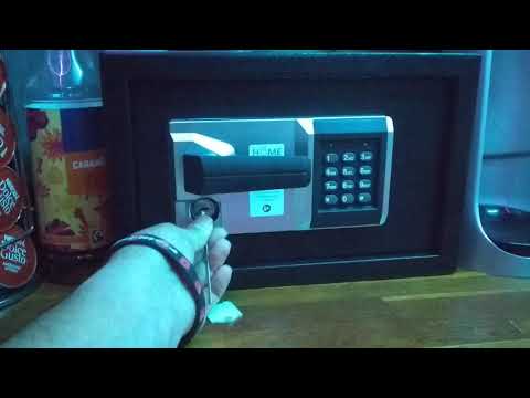 Home Protector Digital Electronic Safe - Raked Open with Peterson Wave Rake