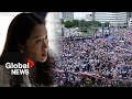 I Don T Trust Her Thousands Demand Thai PM Resign Over Border Dispute With Cambodia