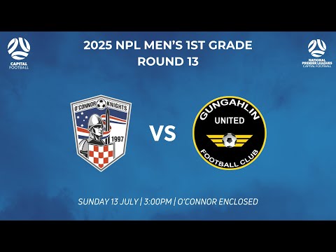 Capital Football NPL Men's 1st Grade Round 14 - O'Connor Knights SC vs Gungahlin United FC