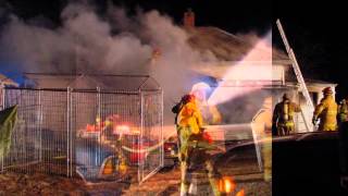 preview picture of video 'Fire destroys Hardy Home'