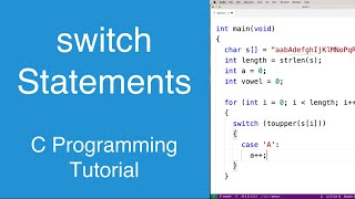 Download the video "switch Statements | C Programming Tutorial"