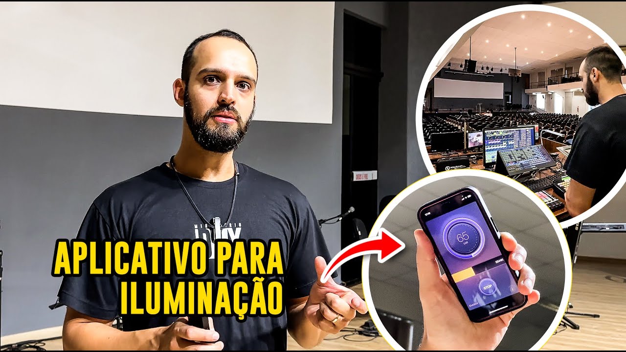 TESTANDO ILUMINAÇÃO FRONTAL DIFERENTE NA IGREJA
