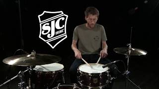 Video thumbnail for SJC Drums Tour Series 14x7 Snare Drum, Black Satin Stain Brass HW | Gear4music demo by Gear4music Guitars