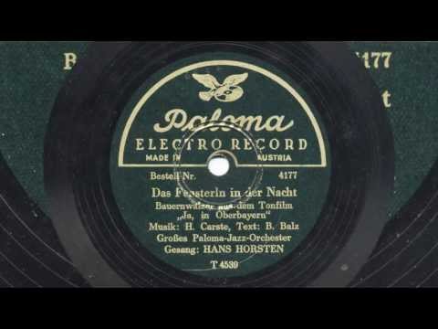 Theo Heldt Orchester: Das Fensterln in der Nacht (Erwin Hartung, 1936)