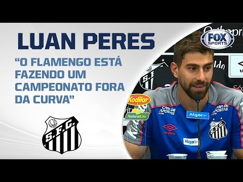 SANTOS AO VIVO! Luan Peres fala da briga pelo título do Campeonato Brasileiro