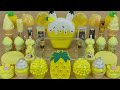 Желтый слайм. 💛💤 Добавляю в слайм косметику, блестки и бусины. 👑 ASMR Slime Video 1080p