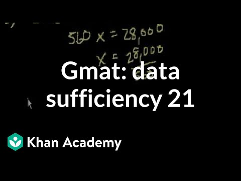 GMAT: Data Sufficiency 21