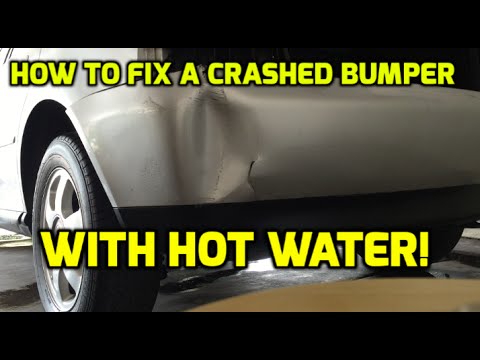 Bumper Repair | How To Fix A Car Bumper With Hot Water ✔