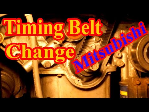 Timing Belt Change Removal and Installation on Mitsubishi Endeavor