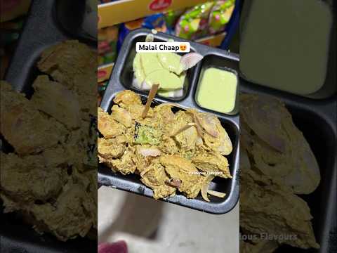 ₹120 Malai Chaap📍Desi Chatka #chaap #streetfood #shorts #delhi #love #foodie #butter #viralshort