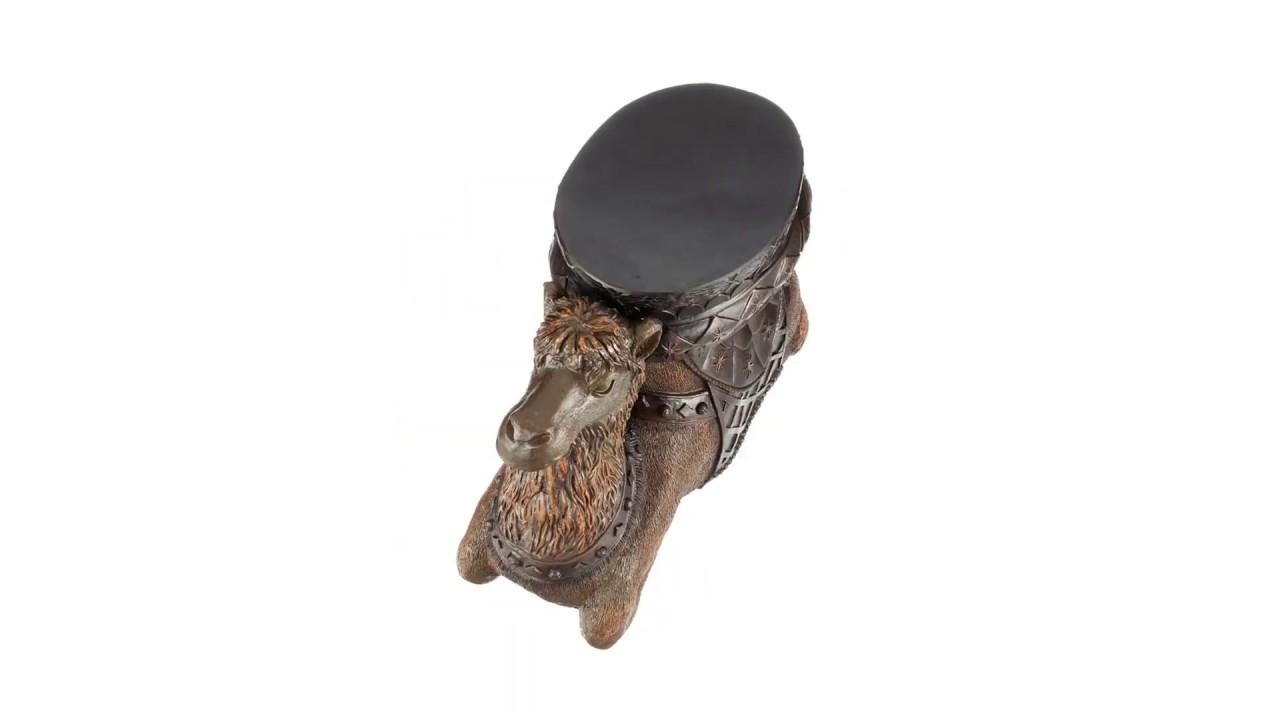 The Kasbah Camel Sculptural Side Table Video