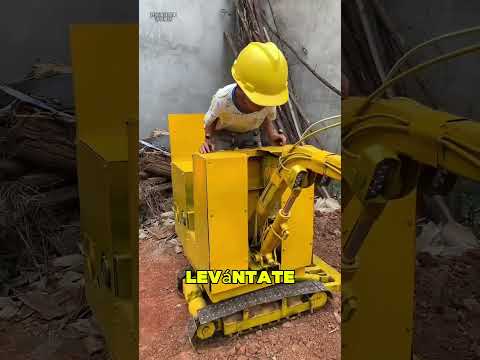 His Son Drives An Excavator 😮❤️