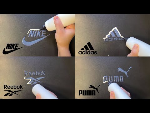 Sportswear Brand Logos Pancake Art - Nike, Adidas, Reebok, Puma 스포츠웨어 브랜드 로고 팬케이크 아트