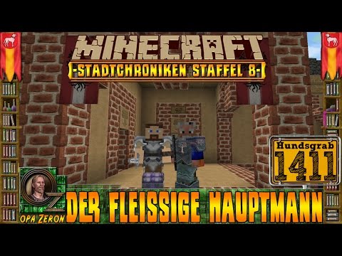 Minecraft #1411 -Stadtchroniken- Der fleißige Hauptmann [HD+Deutsch]