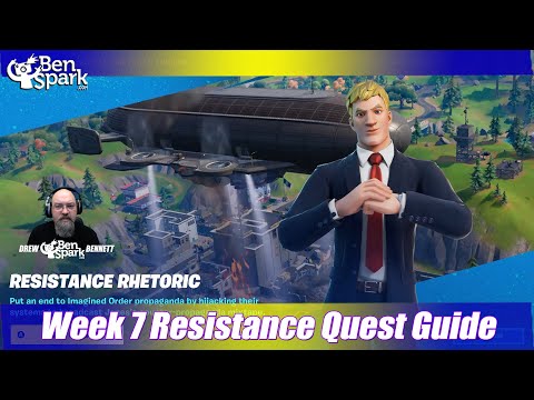 Week 7 Resistance Quests- Location Easy Guide - Fortnite Resistance - Chapter 3 Season 2