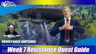 Week 7 Resistance Quests- Location Easy Guide - Fortnite Resistance - Chapter 3 Season 2