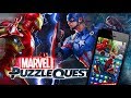 Marvel Puzzle Quest Homem aranha Homem De Ferro E Outro